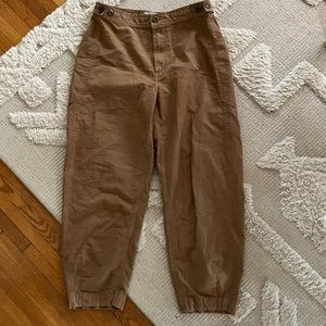 Everlane barrel pants - khaki - 10